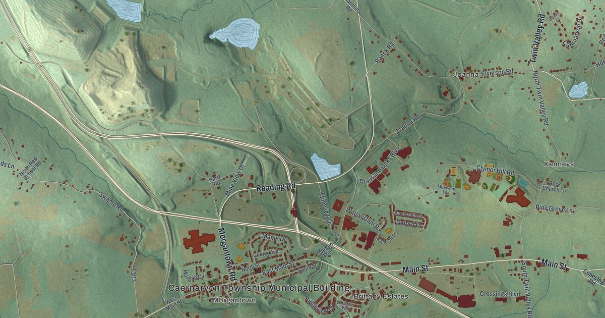 Map of Caernarvon, Berks County, Pennsylvania in 2026