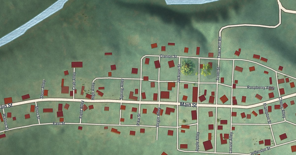 Map of Callensburg, Pennsylvania in 2026