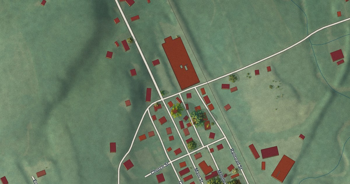 Map of Callery, Pennsylvania in 2026