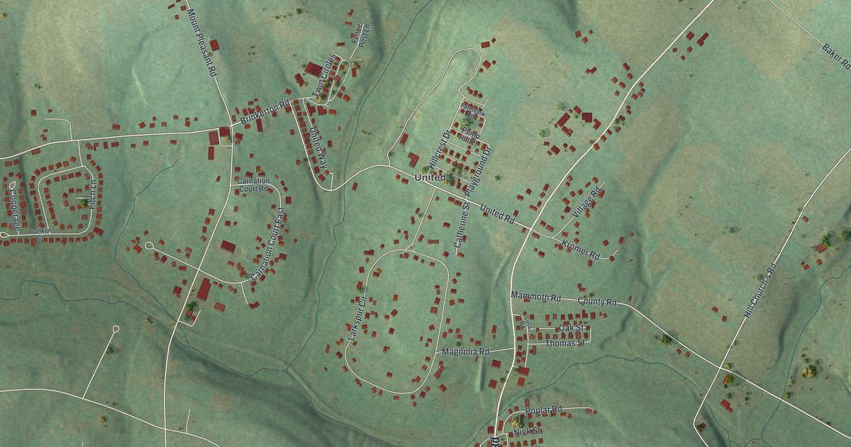 Map of Calumet, Pennsylvania in 2026