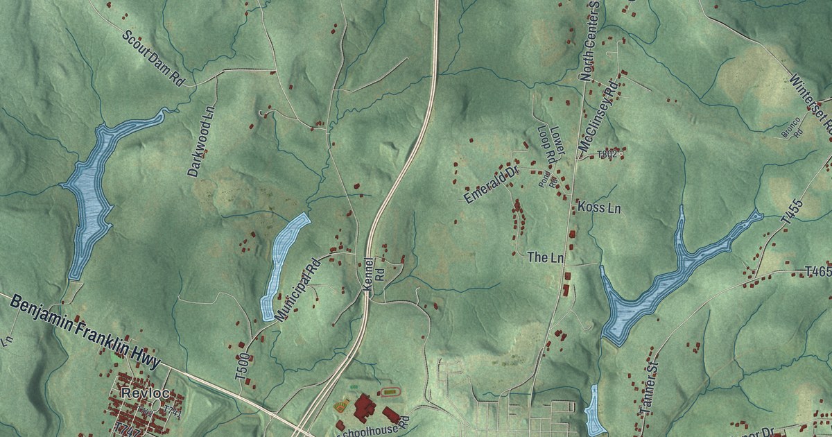 Map of Cambria, Pennsylvania in 2026