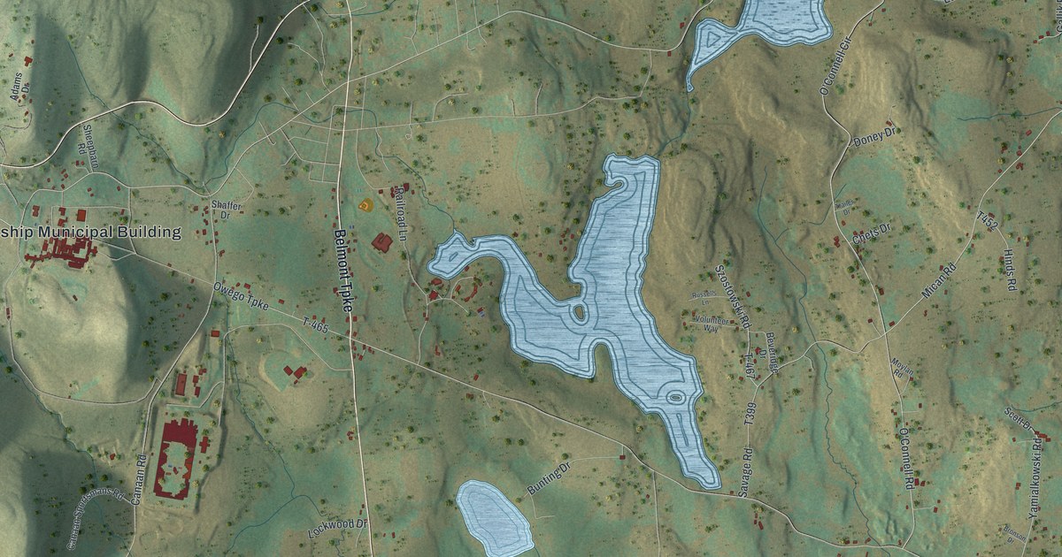 Map of Canaan, Pennsylvania in 2026