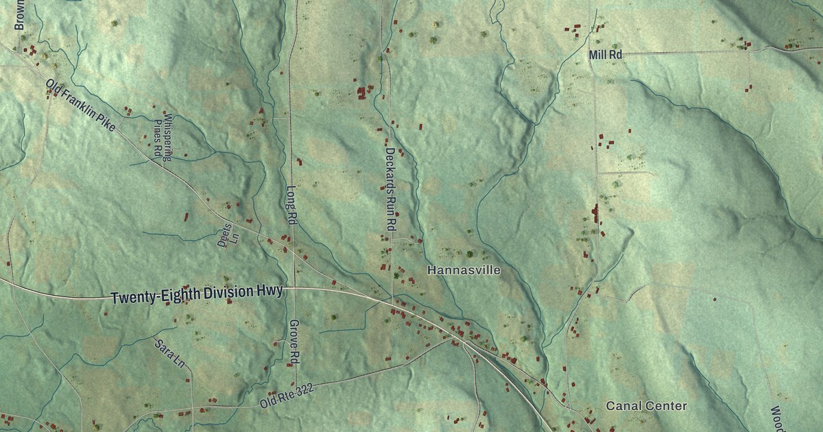 Map of Canal, Pennsylvania in 2026
