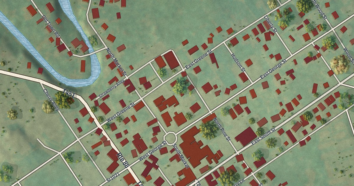 Map of Carmichaels, Pennsylvania in 2026