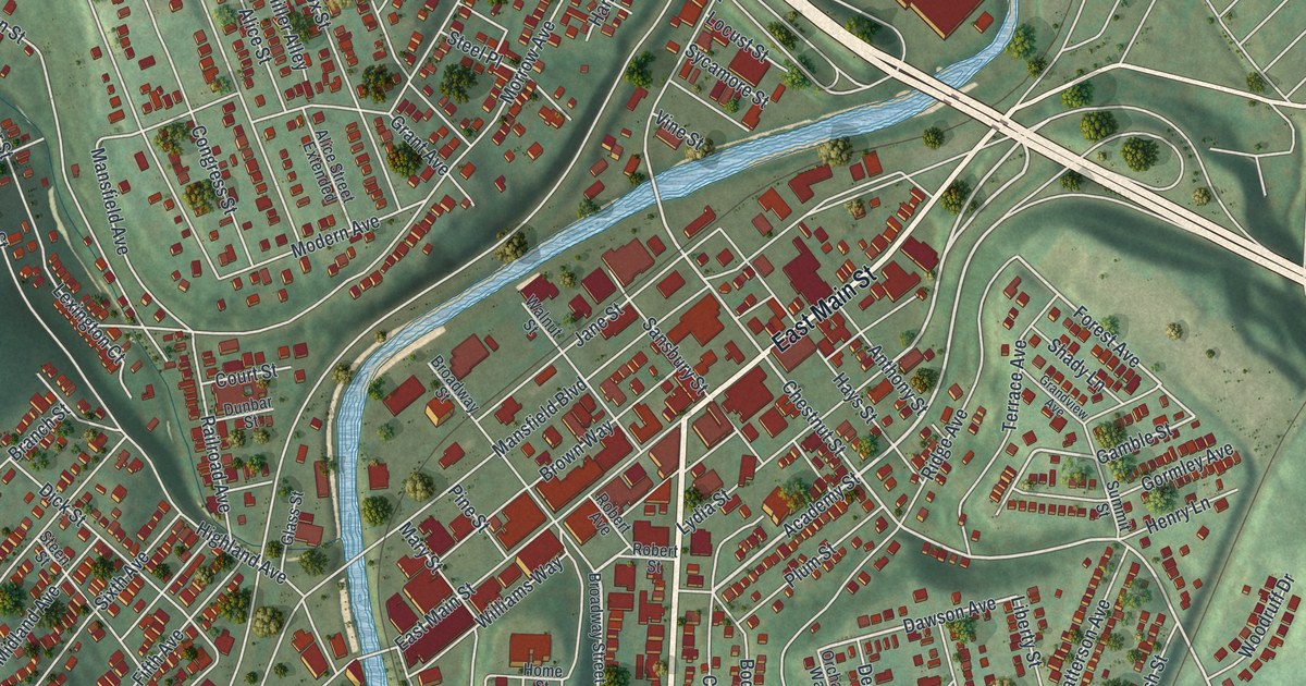 Map of Carnegie, Pennsylvania in 2026