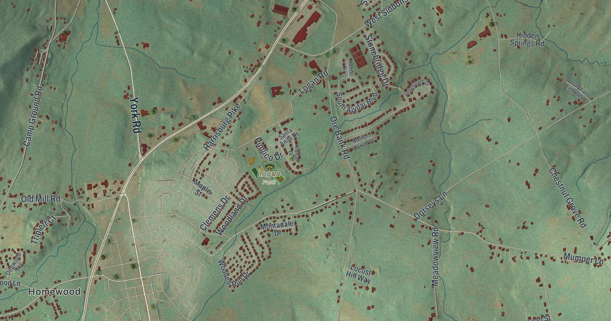 Map of Carroll, York County, Pennsylvania in 2026