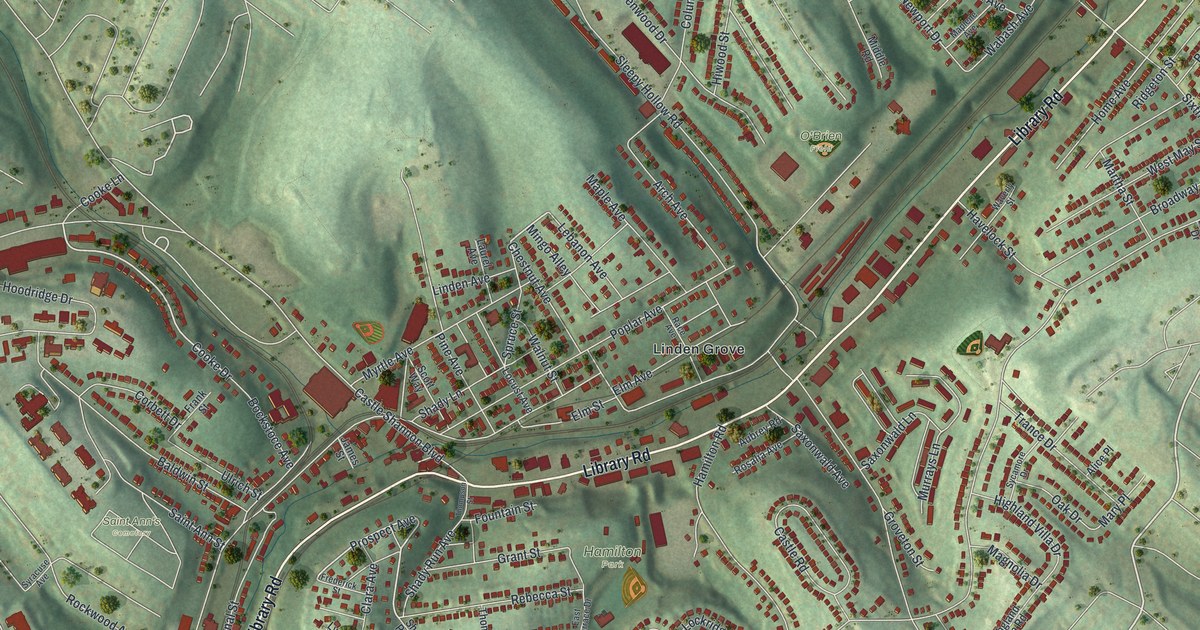 Map of Castle Shannon, Pennsylvania in 2026