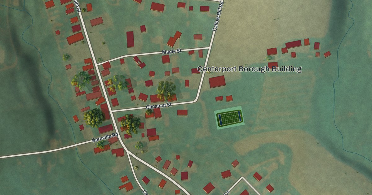 Map of Centerport, Pennsylvania in 2026