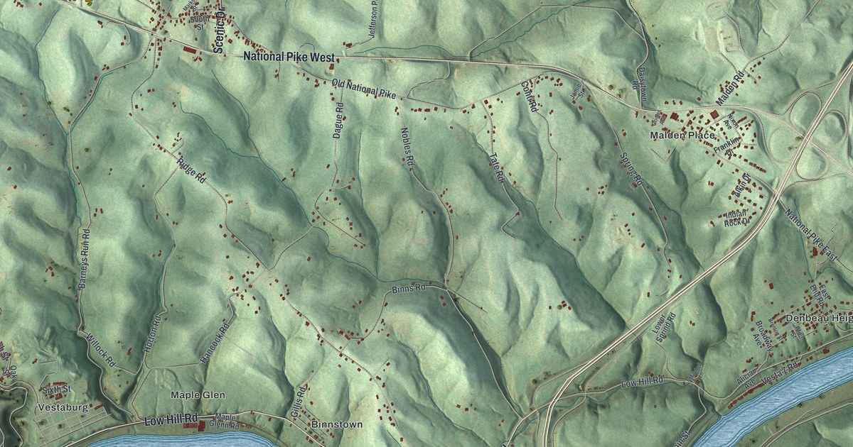 Map of Centerville, Washington County, Pennsylvania in 2026