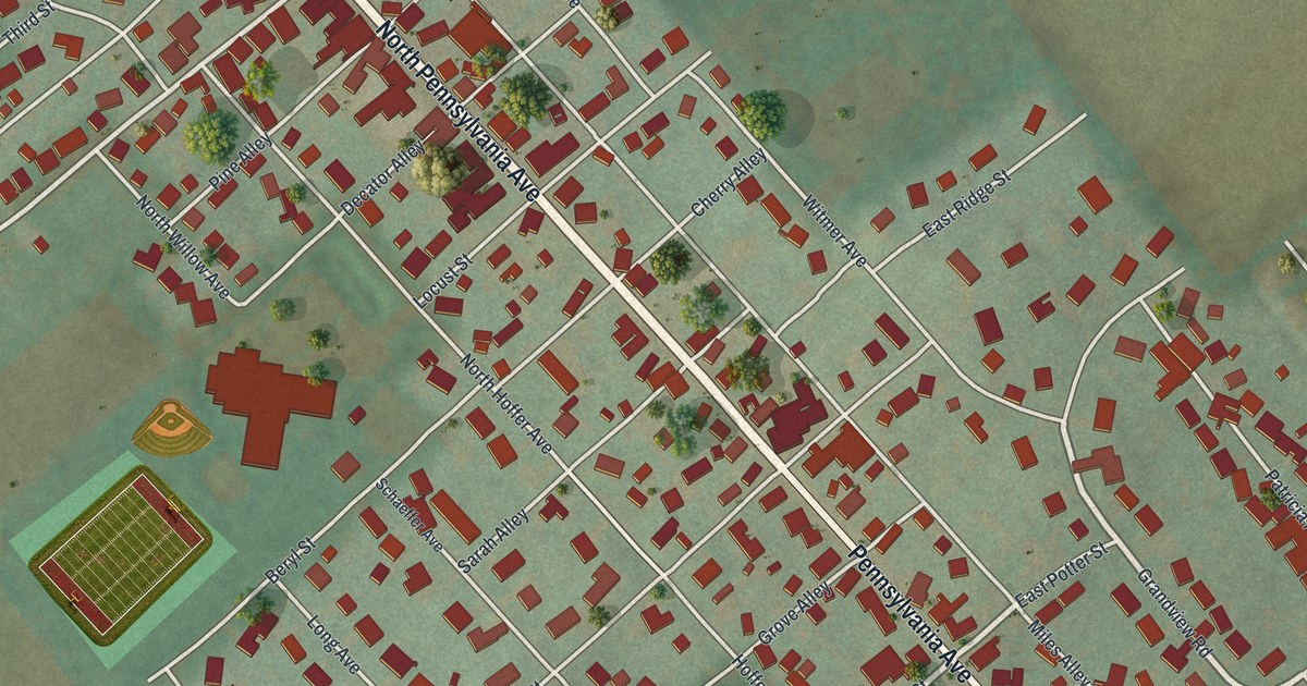Map of Centre Hall, Pennsylvania in 2026