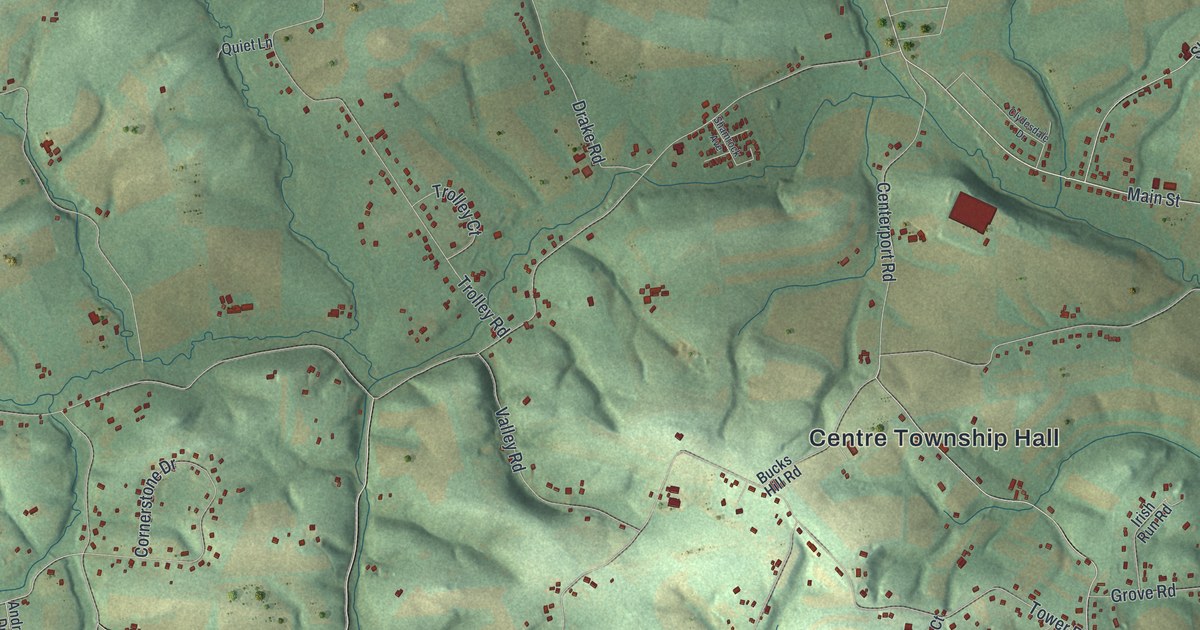 Map of Centre, Berks County, Pennsylvania in 2026