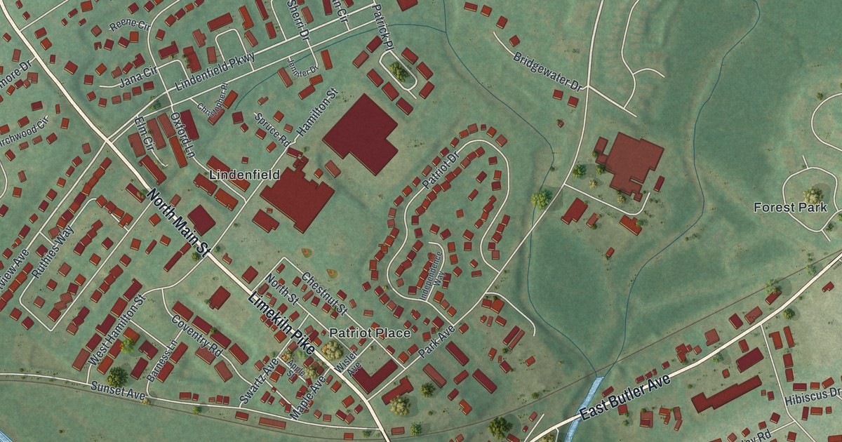Map of Chalfont, Pennsylvania in 2026