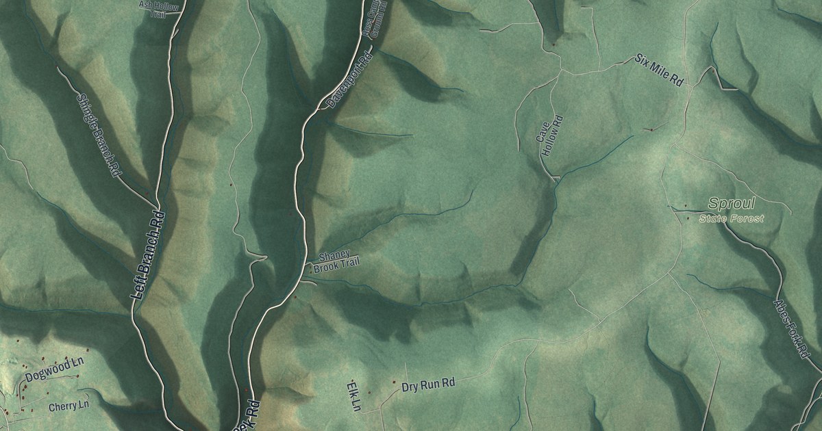 Map of Chapman, Clinton County, Pennsylvania in 2026