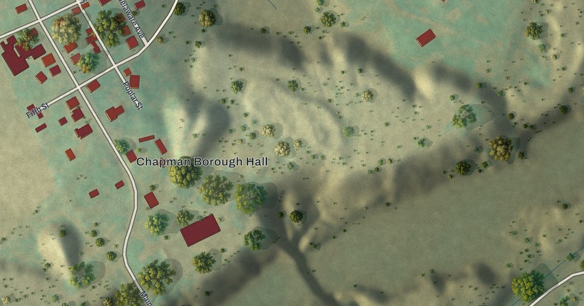 Map of Chapman, Northampton County, Pennsylvania in 2026