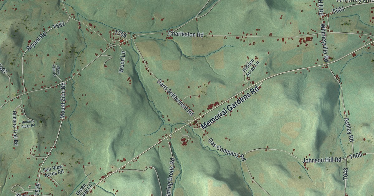 Map of Charleston, Pennsylvania in 2026