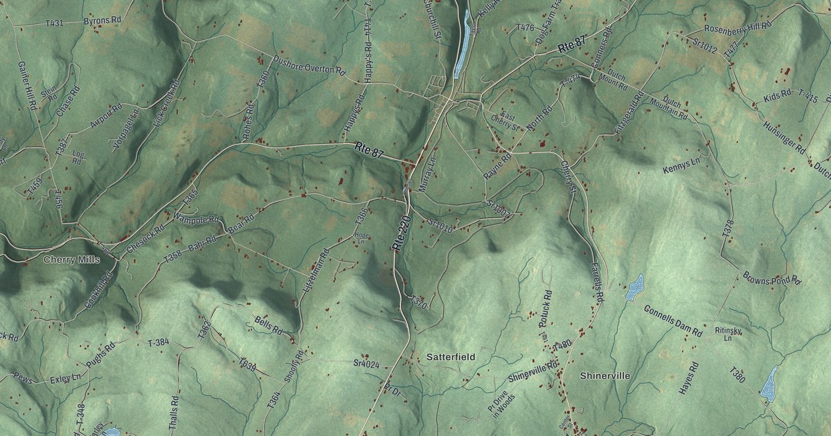 Map of Cherry, Sullivan County, Pennsylvania in 2026