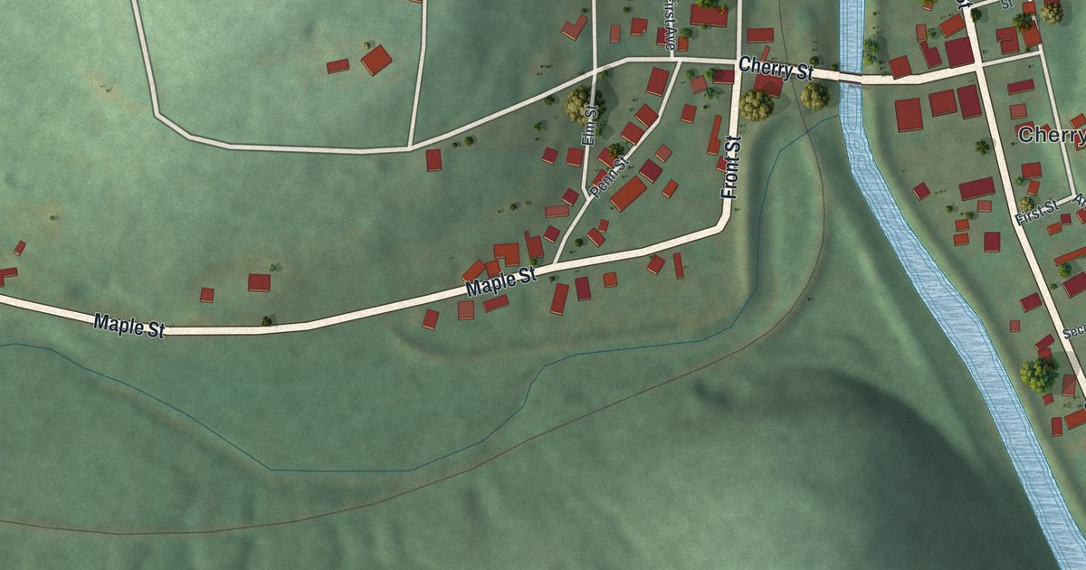 Map of Cherry Tree, Pennsylvania in 2026