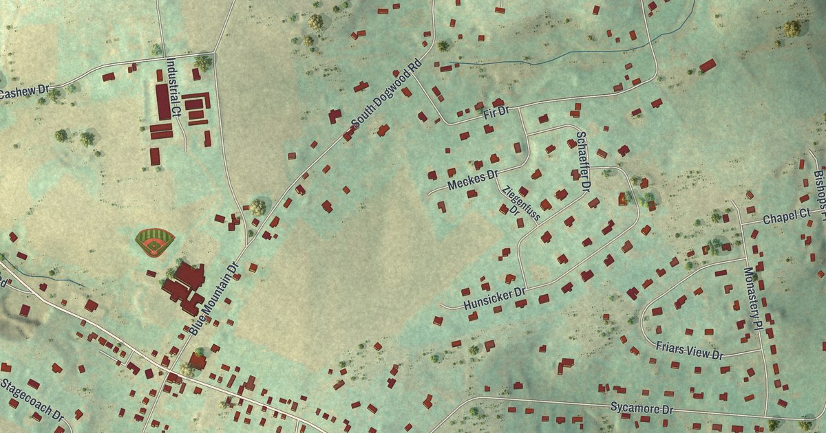 Map of Cherryville, Pennsylvania in 2026