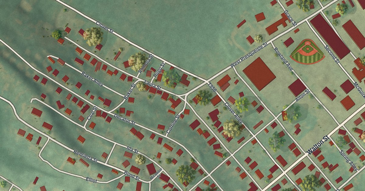 Map of Chester Hill, Pennsylvania in 2026