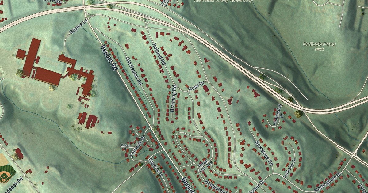 Map of Churchill, Pennsylvania in 2026