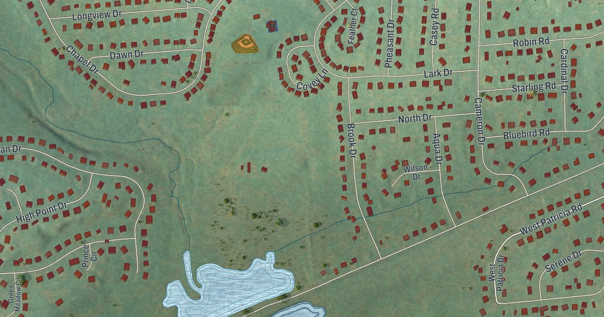 Map of Churchville, Pennsylvania in 2026