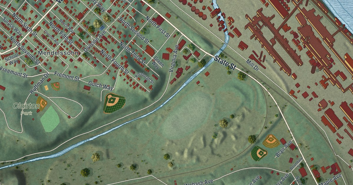 Map of Clairton municipality, Pennsylvania in 2026