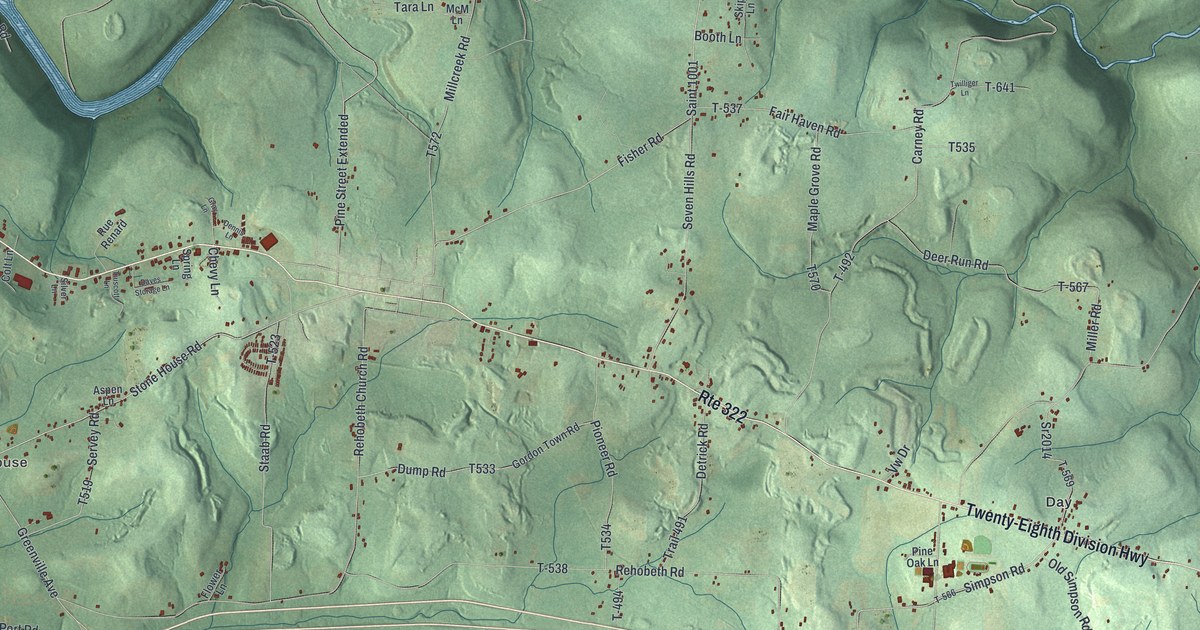 Map of Clarion Township, Pennsylvania in 2026