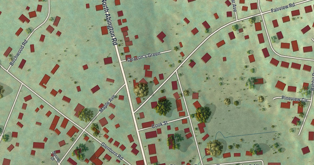 Map of Clarks Green, Pennsylvania in 2026