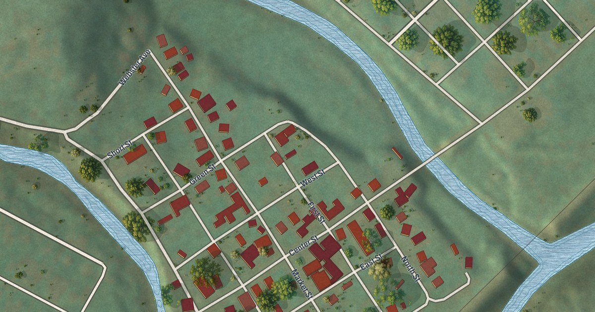 Map of Clarksville, Pennsylvania in 2026