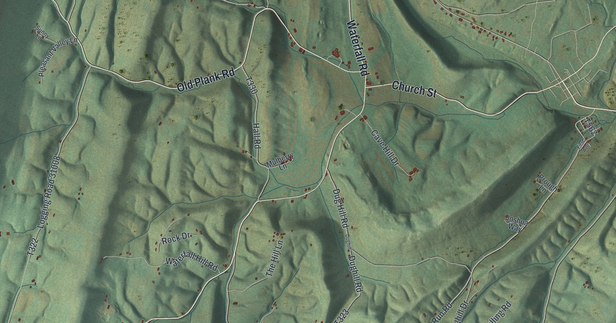 Map of Clay, Huntingdon County, Pennsylvania in 2026