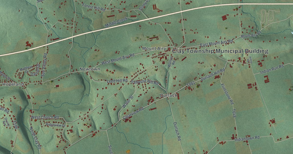 Map of Clay, Lancaster County, Pennsylvania in 2026