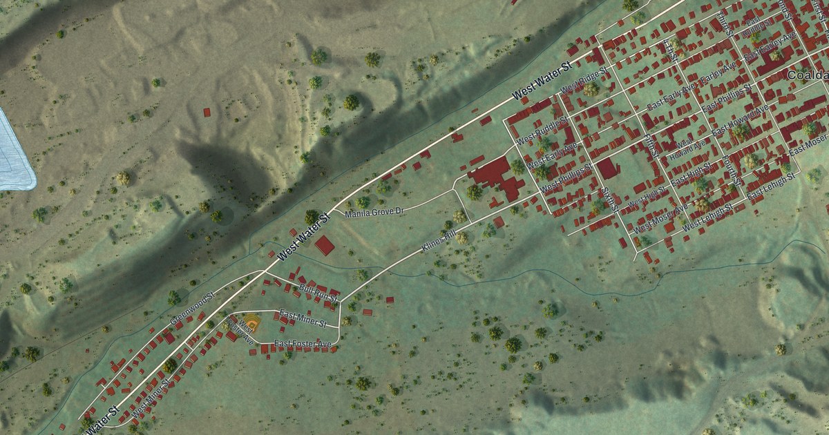 Map of Coaldale, Schuylkill County, Pennsylvania in 2026