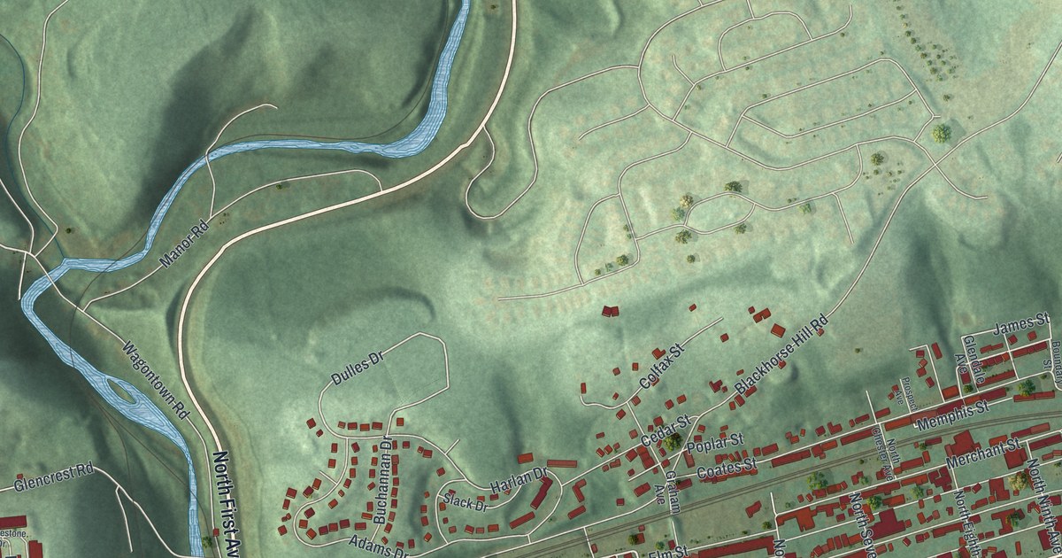 Map of Coatesville, Pennsylvania in 2026