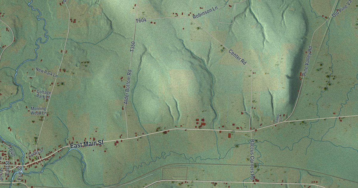 Map of Columbus, Pennsylvania in 2026