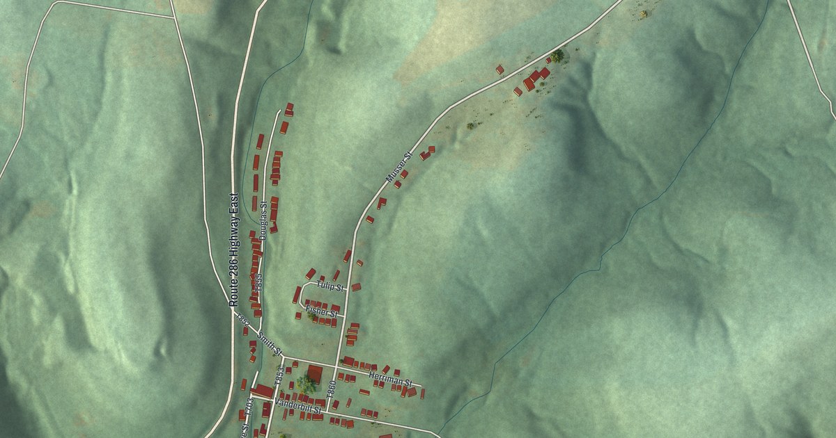 Map of Commodore, Pennsylvania in 2026