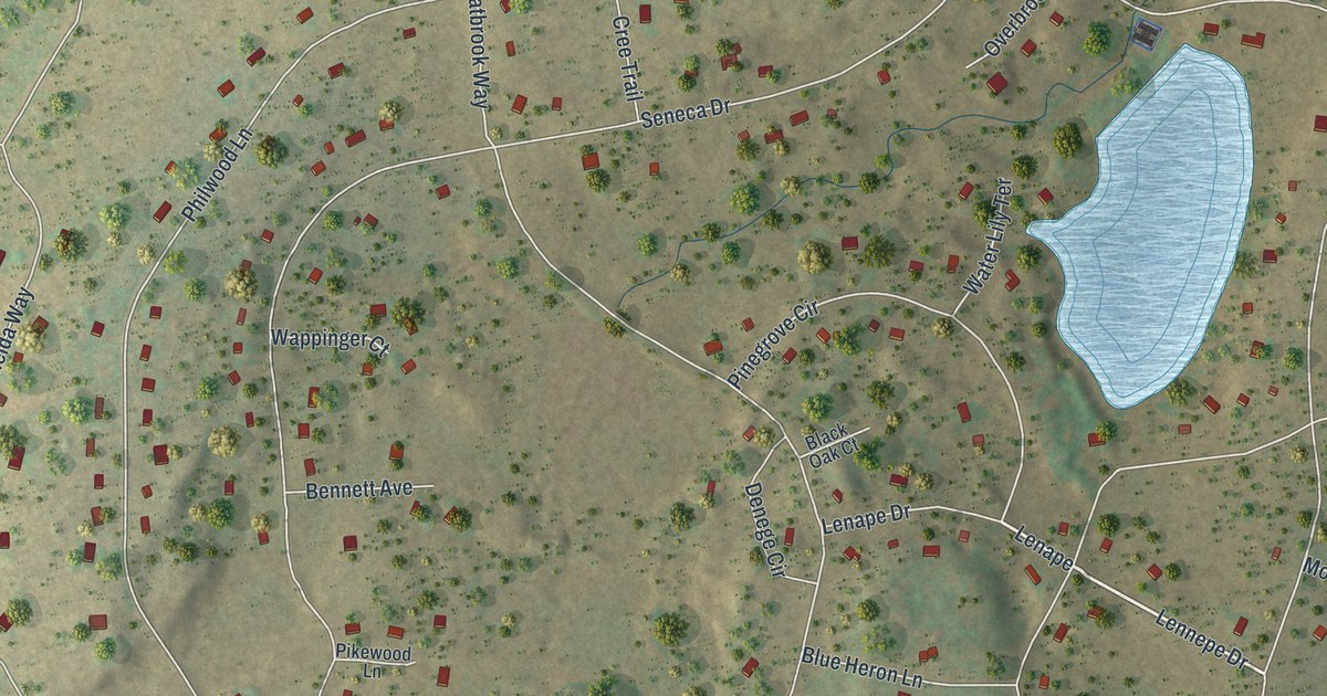 Map of Conashaugh Lakes, Pennsylvania in 2026