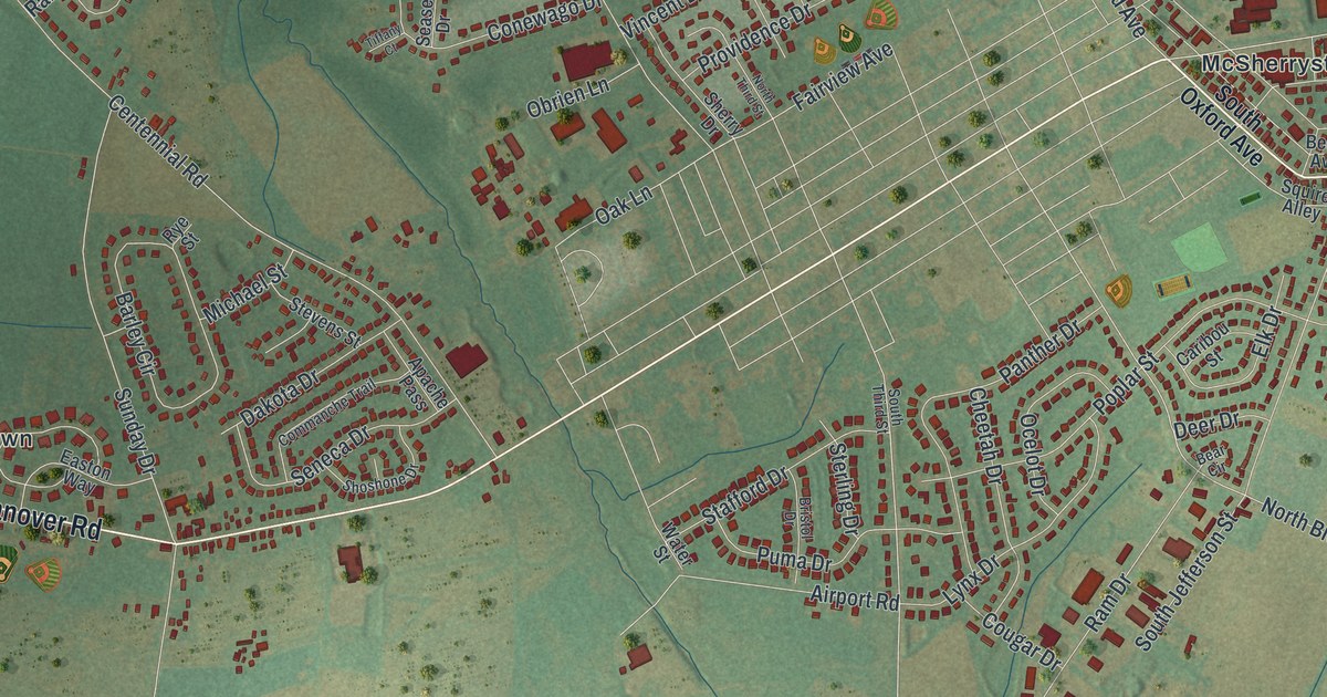Map of Conewago, Adams County, Pennsylvania in 2026