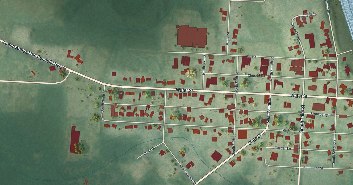 Map of Conneaut Lake, Pennsylvania in 2026