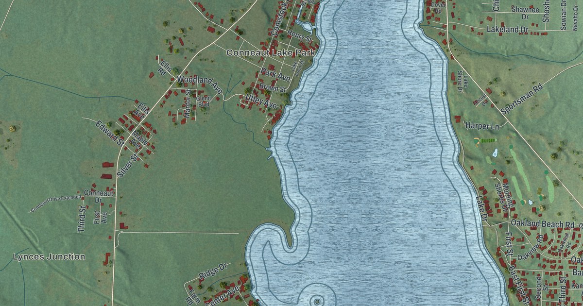 Map of Conneaut Lakeshore, Pennsylvania in 2026