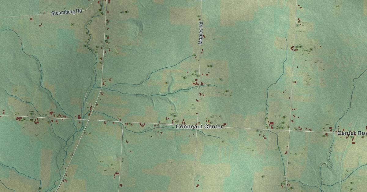Map of Conneaut, Crawford County, Pennsylvania in 2026