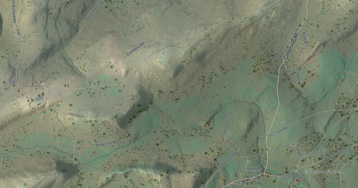 Map of Cooke, Pennsylvania in 2026