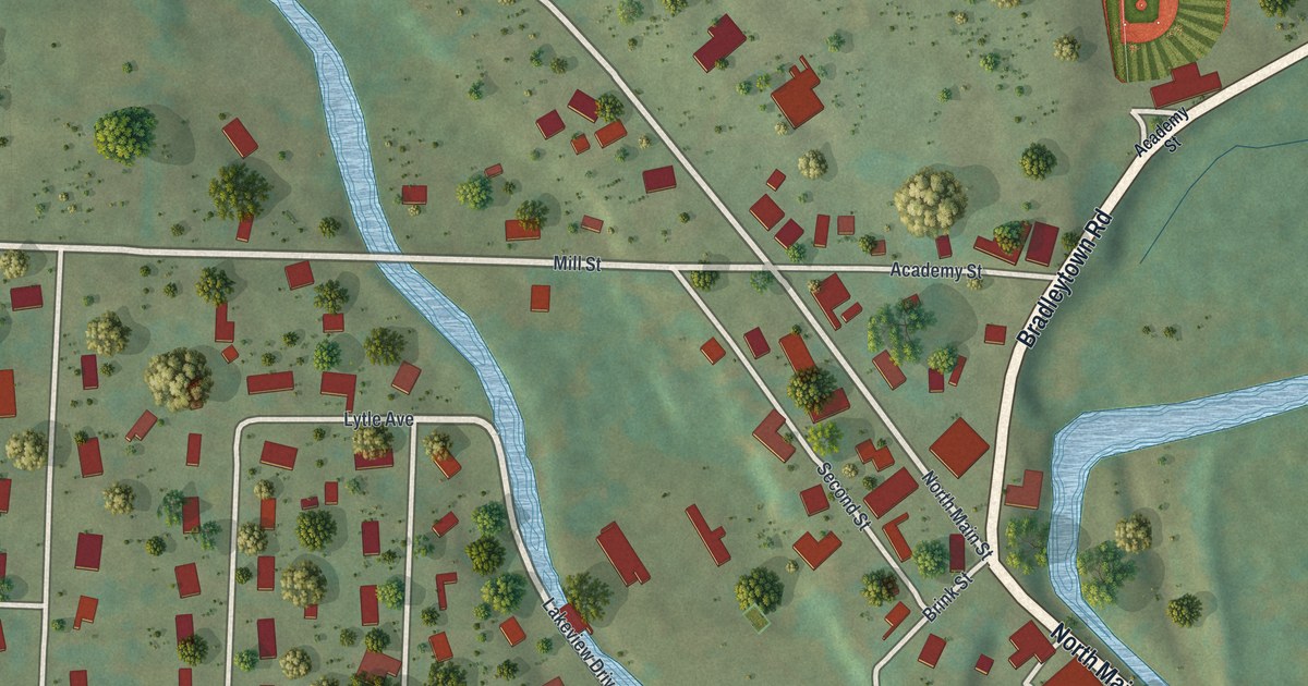 Map of Cooperstown, Pennsylvania in 2026