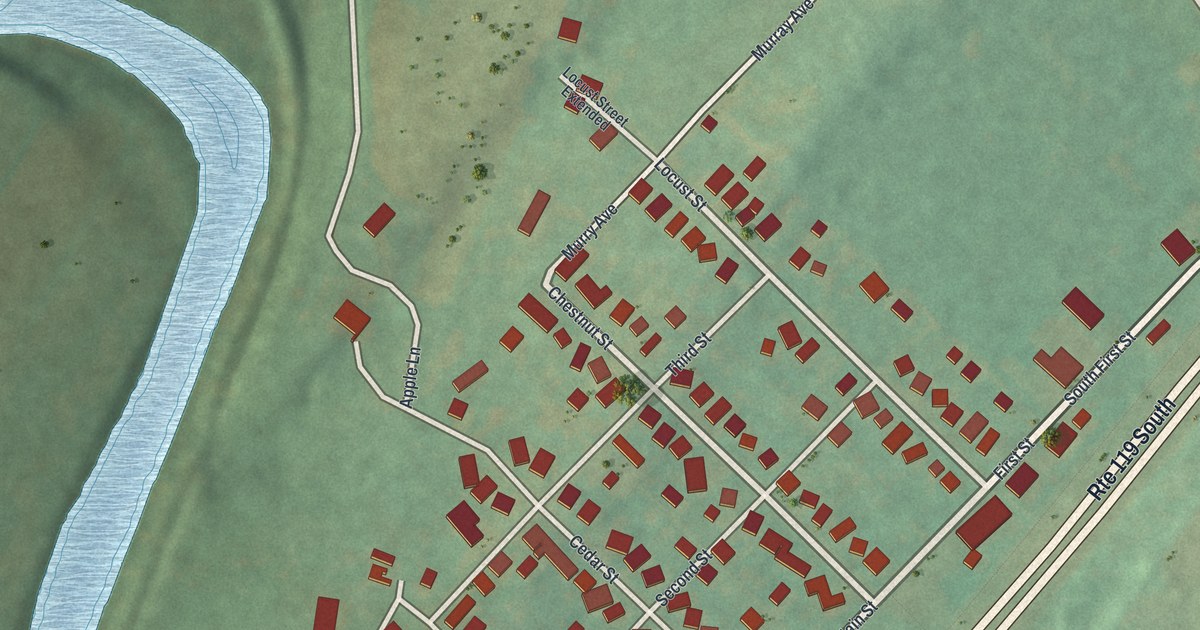 Map of Coral, Pennsylvania in 2026