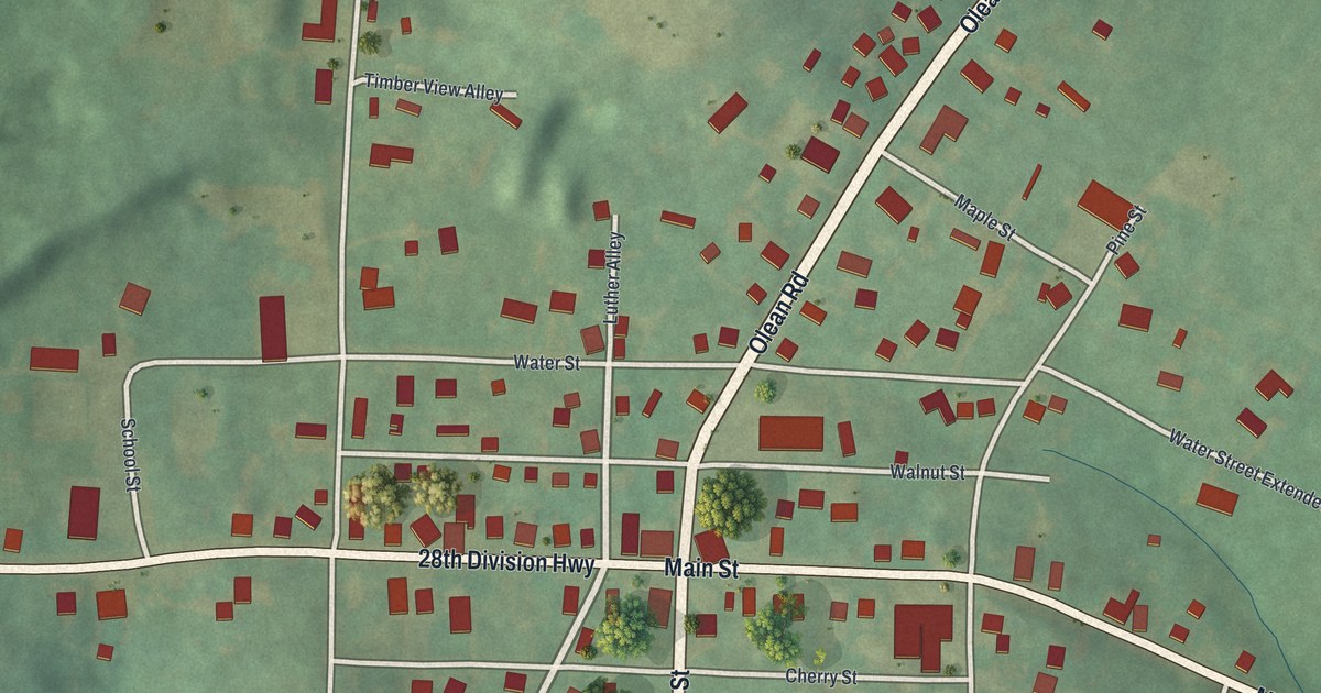 Map of Corsica, Pennsylvania in 2026