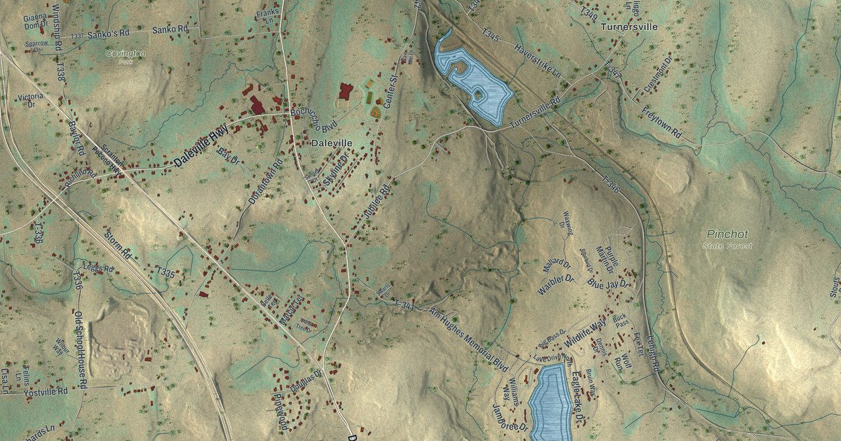 Map of Covington, Lackawanna County, Pennsylvania in 2026