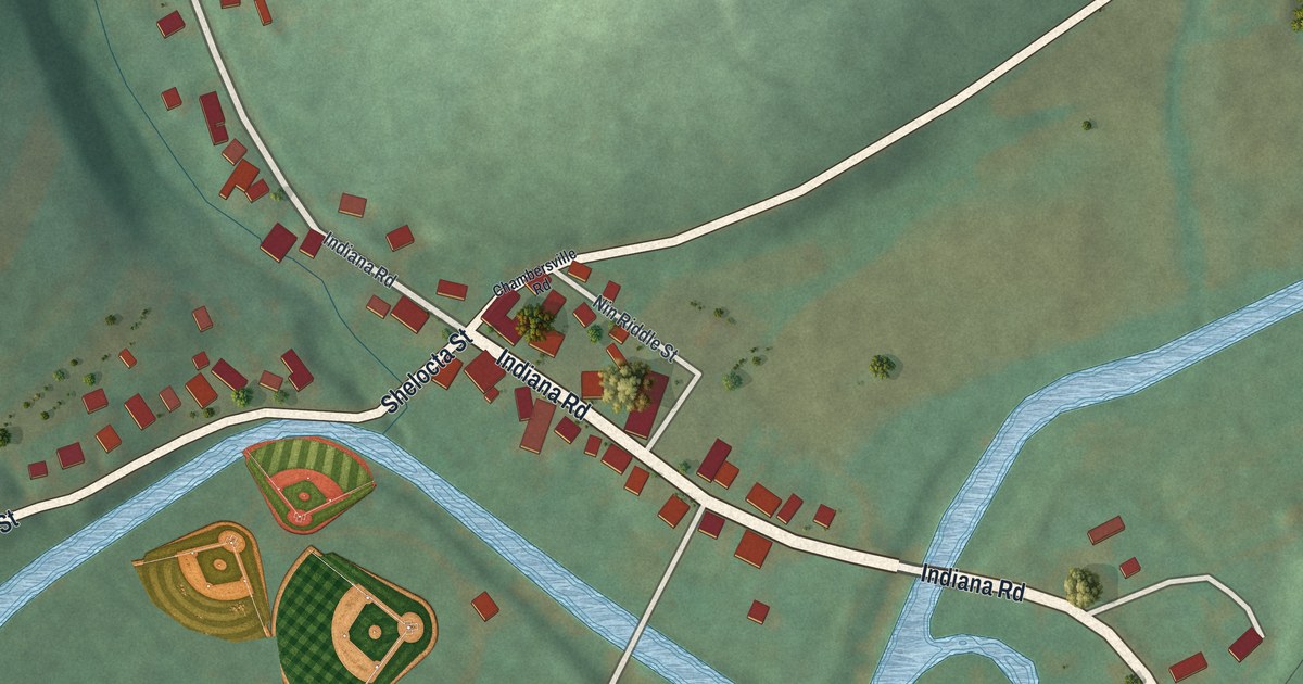 Map of Creekside, Pennsylvania in 2026