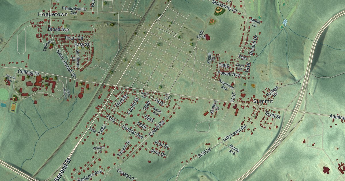 Map of Cresson Township, Pennsylvania in 2026