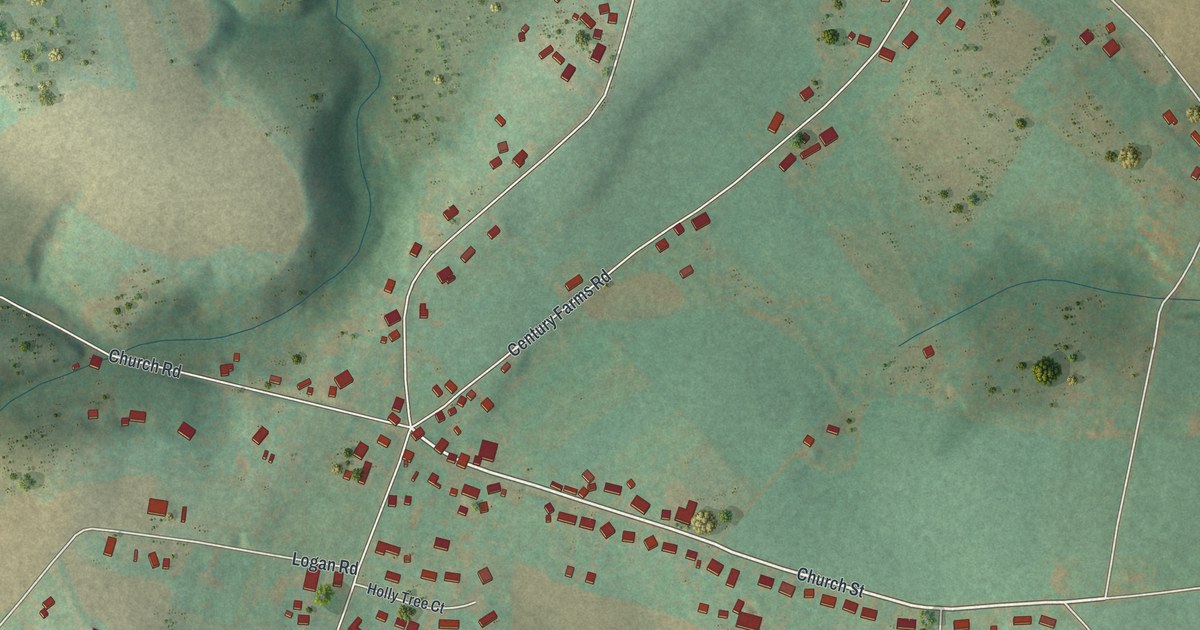 Map of Cross Roads, Pennsylvania in 2026
