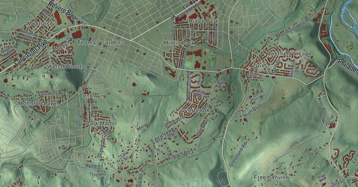 Map of Cumru, Pennsylvania in 2026