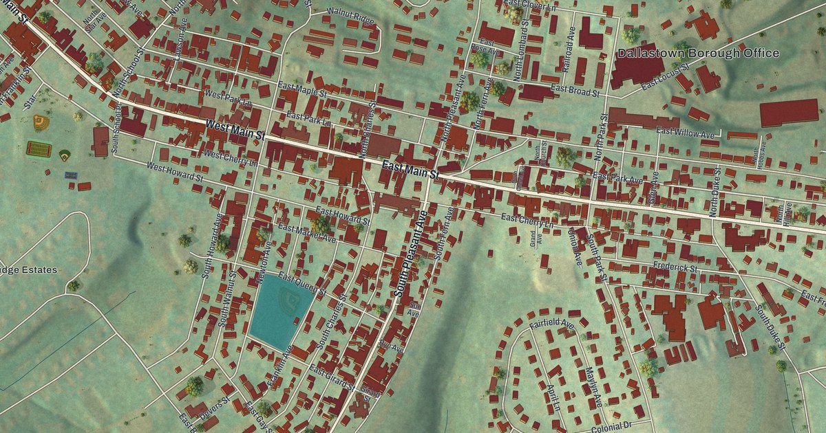Map of Dallastown, Pennsylvania in 2026